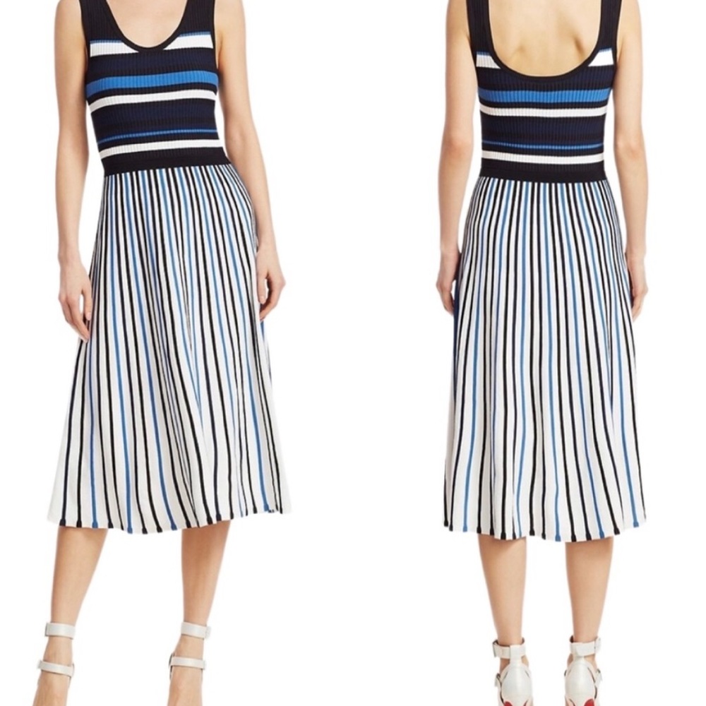 $495 Tanya Taylor rib knit midi dress Size Medium